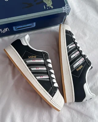 Adidas x KoRn Superstar 'Black Whtie' IH1313 — головне фото товару