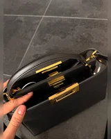 Fendi Black Large Iconic Essentially Peekaboo Top Handle Bag 28 х 25 х 12 — головне фото товару