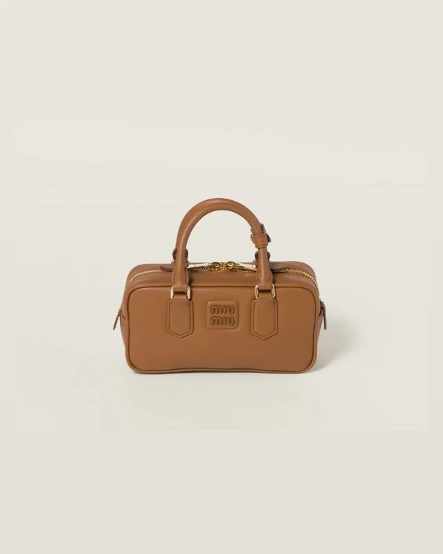 Miu Miu Arcadie Leather Bag Brown — головне фото товару