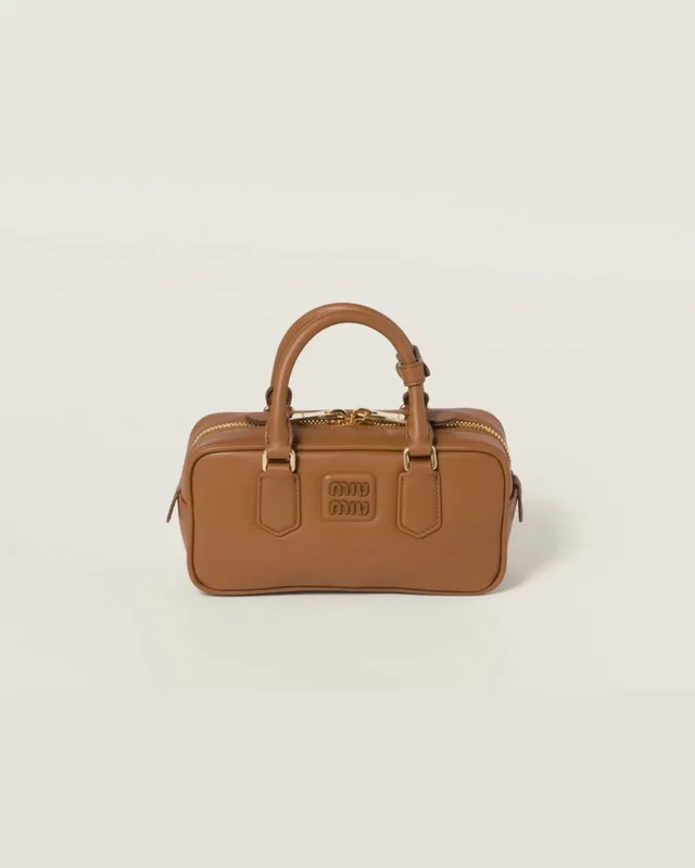 Miu Miu Arcadie Leather Bag Brown — головне фото товару