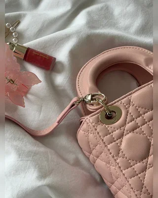 Dior Christian Dior Micro Lady Dior Bag Pink [оригінальна коробка] 13.5 x 11.5 x 6 — головне фото товару