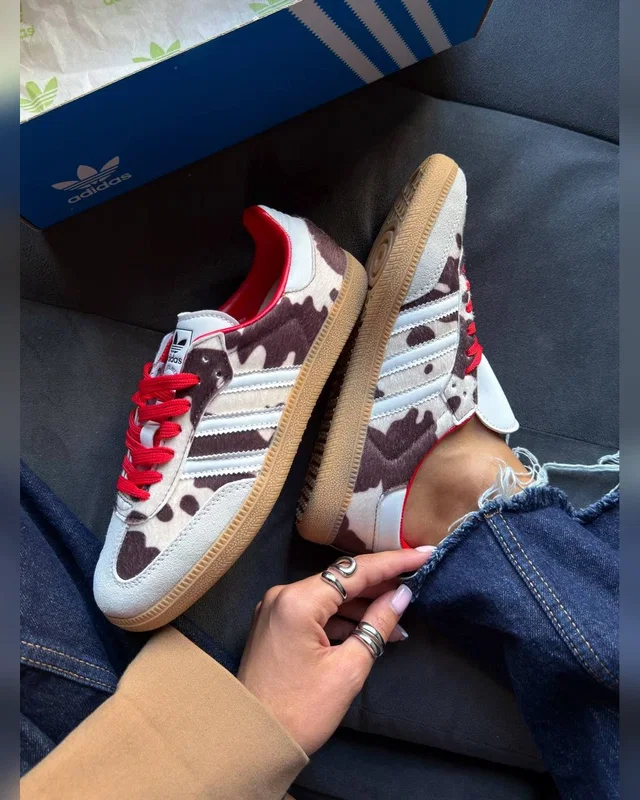Adidas Samba OG Cow Print Beige Black — головне фото товару