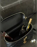 Saint Laurent Gaby Vanity Leather Shoulder Bag Black (Текстурна шкіра) 18 x 11 x 7 — головне фото товару