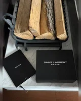 Saint Laurent Gaby Vanity Leather Shoulder Bag Black (Текстурна шкіра) 18 x 11 x 7 — головне фото товару