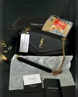 Saint Laurent Calypso In Plunged Lambskin Black 25 х 14 х 7 — головне фото товару