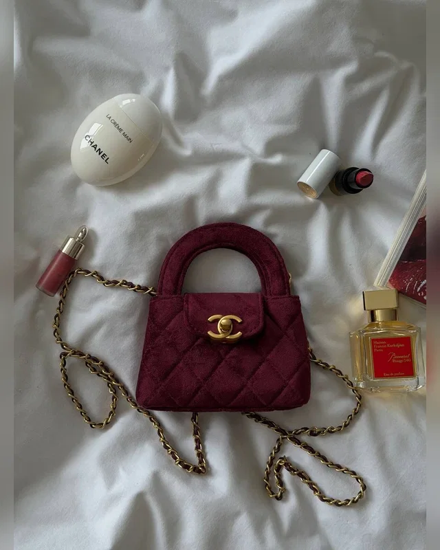 Chanel Kelly Micro Burgundy Gold 13 х 9 х 6 — головне фото товару