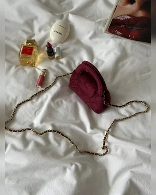 Chanel Kelly Micro Burgundy Gold 13 х 9 х 6 — головне фото товару