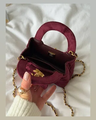Chanel Kelly Micro Burgundy Gold 13 х 9 х 6 — головне фото товару