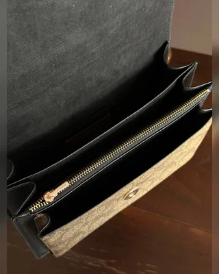 COACH ‎‎‎‎ Coach Mini Klare Crossbody in Signature Canvas Black Brown Беж середина [оригінальна брендована коробка] — головне фото товару
