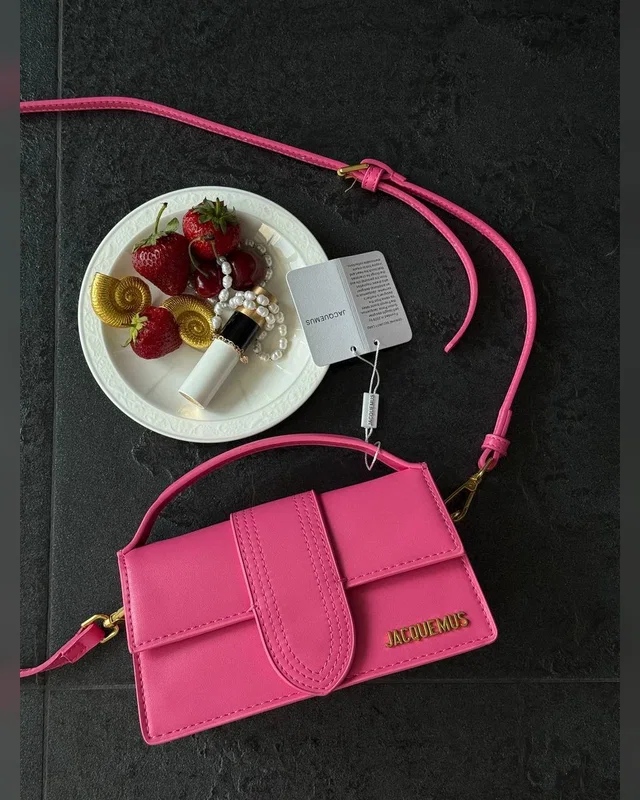 Jacquemus Le Bambino Handbag With Adjustable Crossbody Pink — головне фото товару