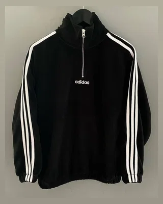 Adidas Чорний флисовый Світшот — головне фото товару