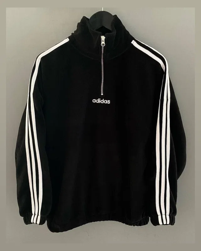 Adidas Чорний флисовый Світшот — головне фото товару