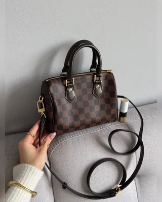 Louis Vuitton Speedy Nano Brown Chess (Коробка магніт) 19 х 13 х 11 — головне фото товару