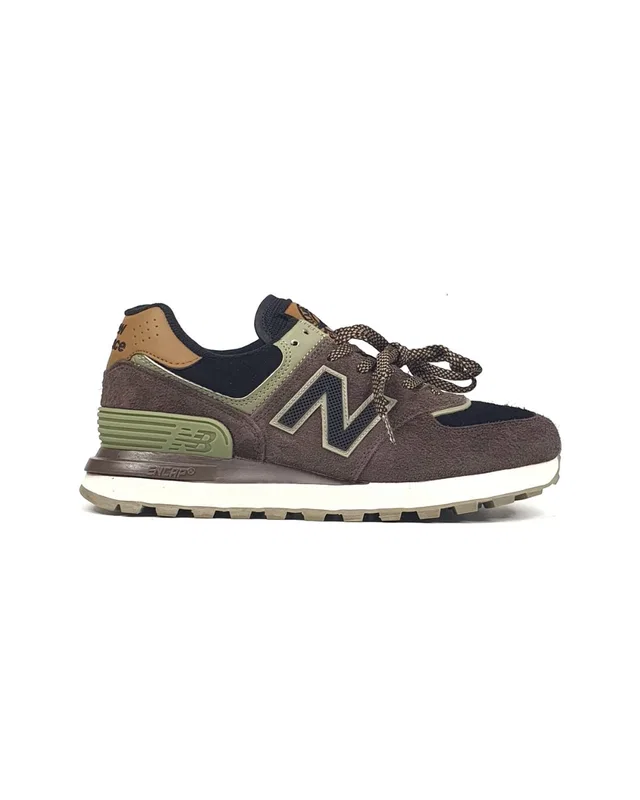 Stone Island New Balance 574 Legacy × Stone Island • Brown Green • — головне фото товару