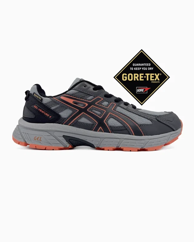 Asics Gel Venture 6 Grey Orange Gore Tex — головне фото товару