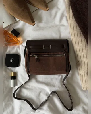 Hermes Herbag Zip 20 Bag Dark Brown 20 х 16 х 7 — головне фото товару