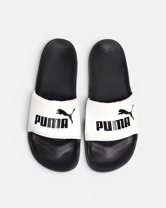 Puma Slide • White Black • — головне фото товару