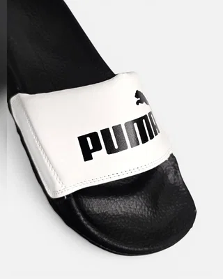 Puma Slide • White Black • — головне фото товару