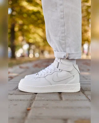 Nike Air Force Mid Winter White (Хутро) — головне фото товару