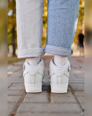Nike Air Force Mid Winter White (Хутро) — головне фото товару