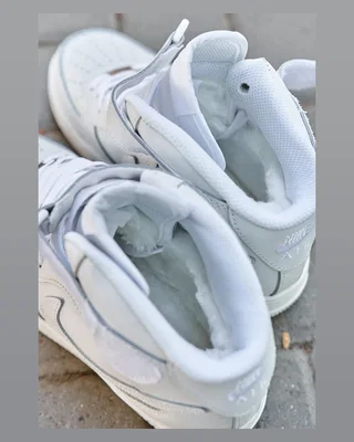 Nike Air Force Mid Winter White (Хутро) — головне фото товару