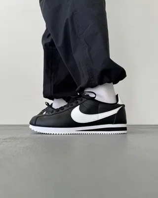 Nike Cortez Basic Black/White — головне фото товару