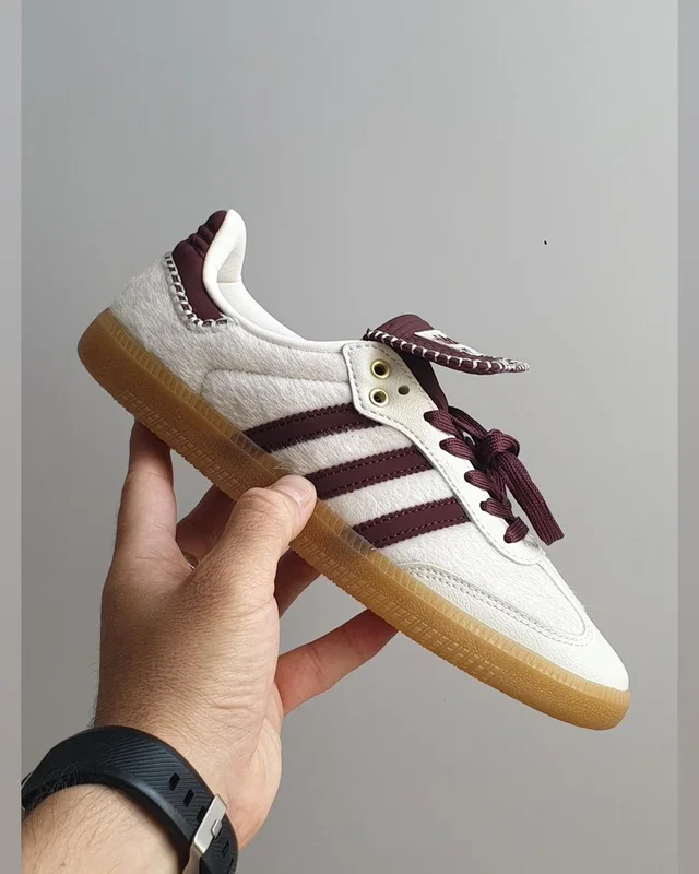 Adidas × Wales Bonner Samba Beige Burgundy — головне фото товару