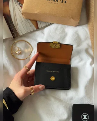 Coach Bandit Card Case Black Gold 10 x 8 x 2.5 Інше — головне фото товару