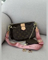 Louis Vuitton Multi Pochette Brown/Pink [бренд коробка] 24 x 13,5 x 4 — головне фото товару