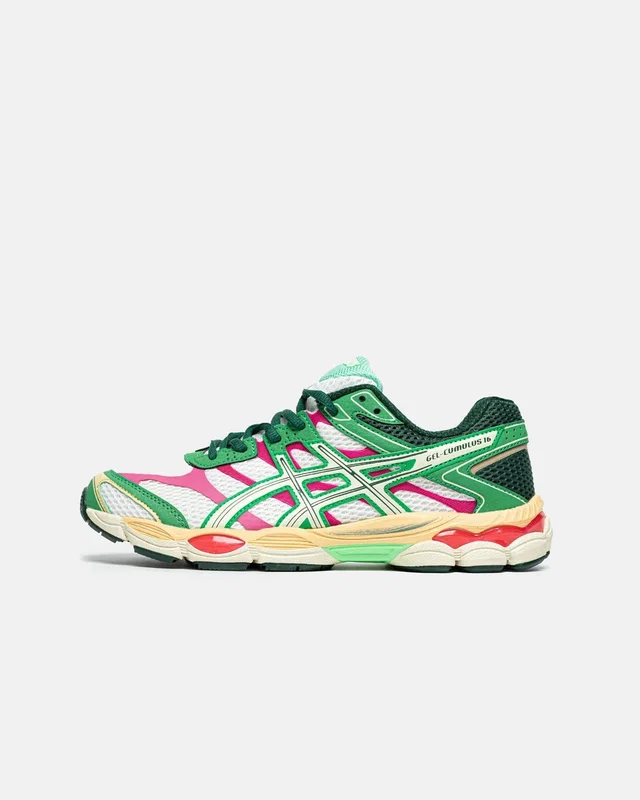 Asics Cumulus 16 Green Pink — головне фото товару