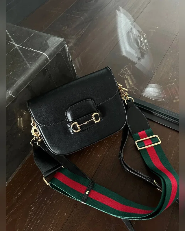 Gucci Horsebit 1955 Mini Bag Black Soft [бренд коробка] 20 х 15 х 5 — головне фото товару