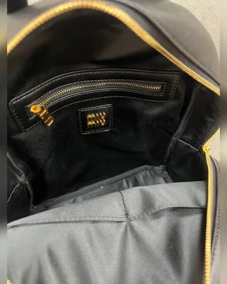 Miu Miu Matelassé Nappa Leather Backpack [оригінальна магнітна коробка] 28 x 23 x 13 — головне фото товару