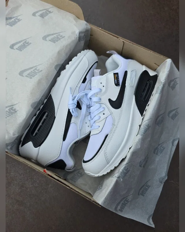 Nike Air Max 90 Cordura • White Black • — головне фото товару
