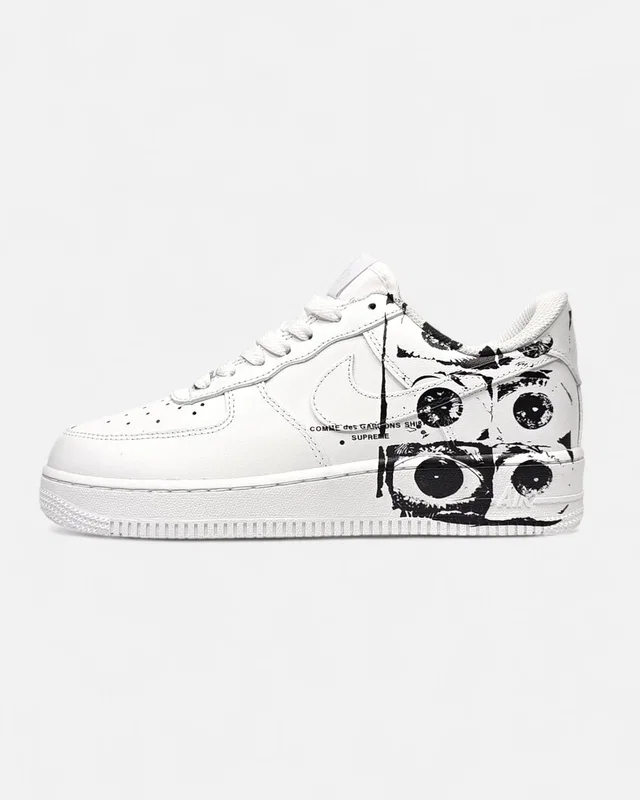Nike Air Force 1 Low × Comme des Garçons Supreme White — головне фото товару