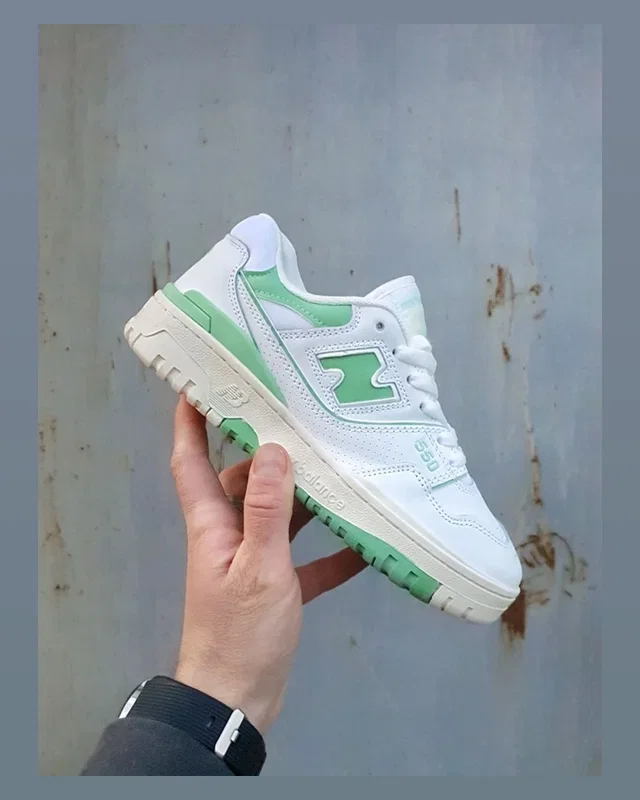New Balance 550 •White Green• — головне фото товару