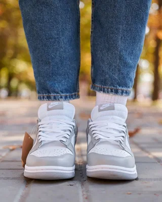 Nike SB Dunk Low Retro White Grey — головне фото товару