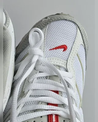 Nike x Supreme Shox Ride 2 SP • Light Grey White Red • — головне фото товару