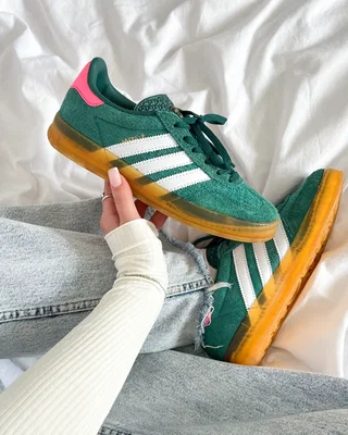 Adidas Wmns Gazelle Indoor 'Collegiate Green Pink' — головне фото товару