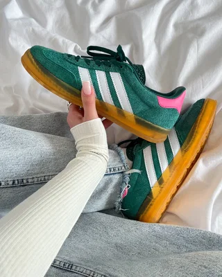 Adidas Wmns Gazelle Indoor 'Collegiate Green Pink' — головне фото товару