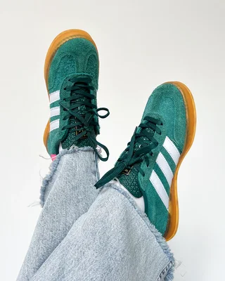 Adidas Wmns Gazelle Indoor 'Collegiate Green Pink' — головне фото товару