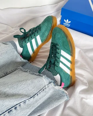 Adidas Wmns Gazelle Indoor 'Collegiate Green Pink' — головне фото товару
