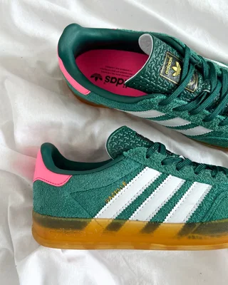 Adidas Wmns Gazelle Indoor 'Collegiate Green Pink' — головне фото товару