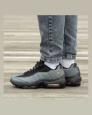 Nike Air Max 95 Black Grey Orange — головне фото товару