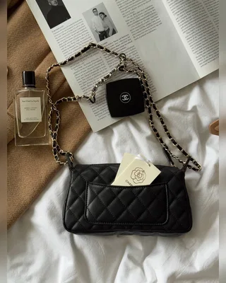 Chanel Mini Boston Chain Shoulder Bag Black Gold — головне фото товару
