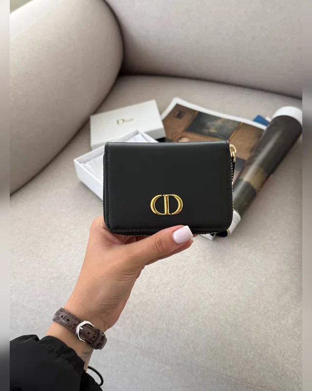 Dior Christian Dior 30 Montaigne Dahlia Purse in Black Gold 11.5 x 8 x 2.5 — головне фото товару