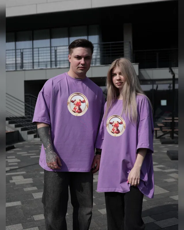 Sane Футболка фіалкова (milk) — головне фото товару