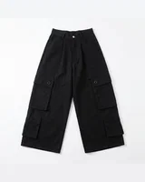 YARM Штани карго Baggy Split чорні демі — головне фото товару