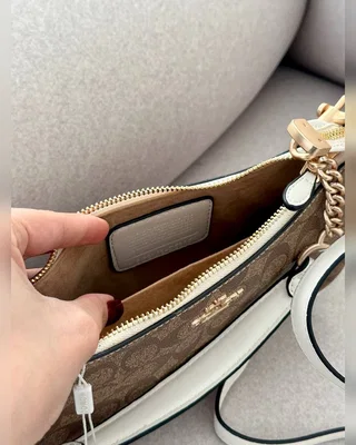 COACH ‎‎‎‎ Coach Teri Shoulder Bag In Signature Canvas Snake Brown [крафтова брендована коробка] 24 х 14 х 6 5 — головне фото товару