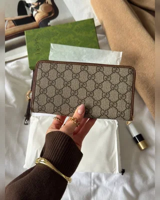 Gucci Horsebit 1955 Zip Around Wallet 20 х 10 х 3 — головне фото товару