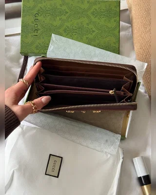 Gucci Horsebit 1955 Zip Around Wallet 20 х 10 х 3 — головне фото товару